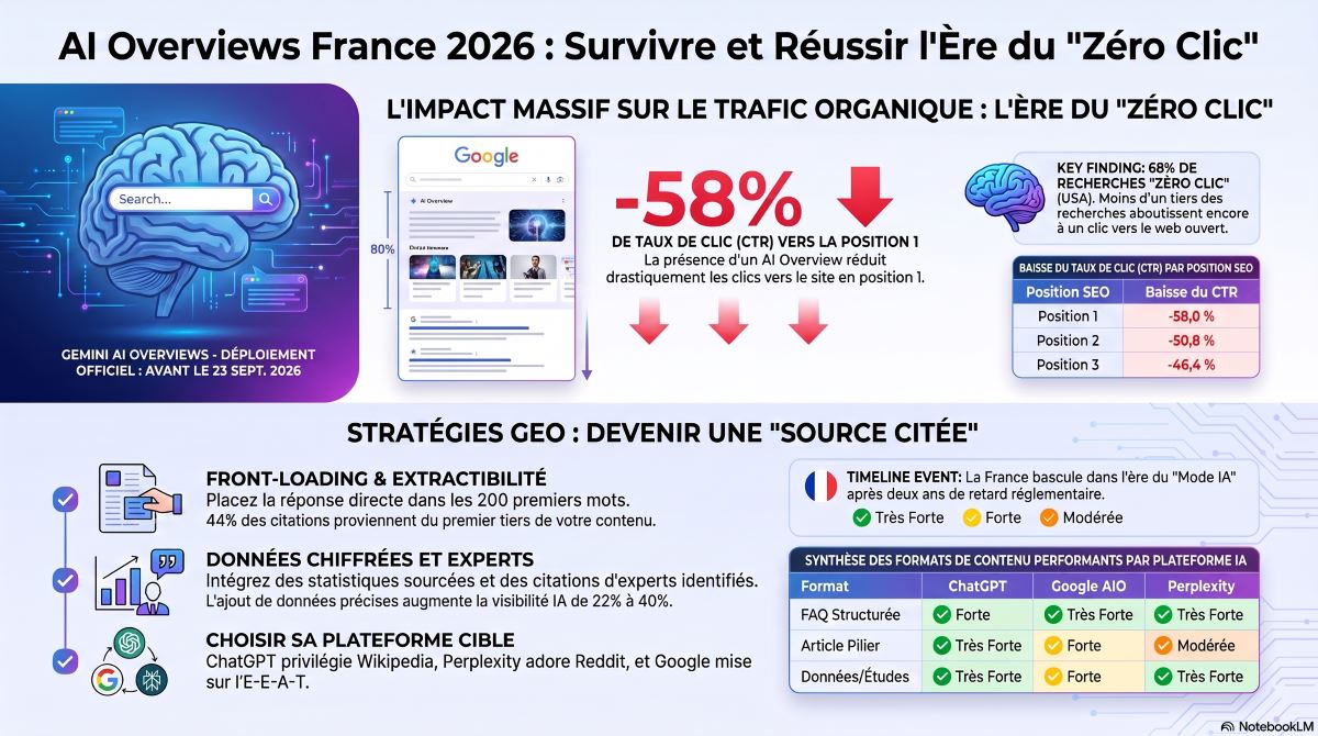 AI Overviews en France en 2026