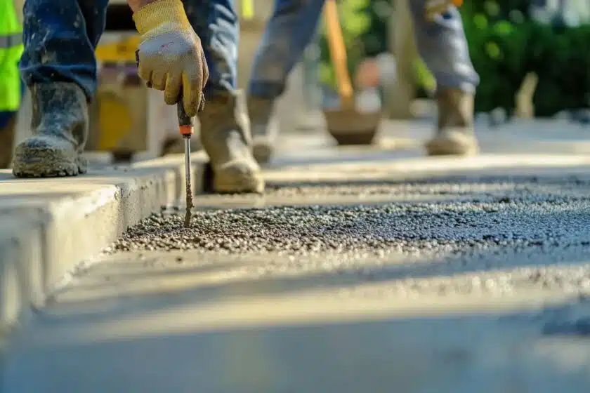 Béton désactivé raté