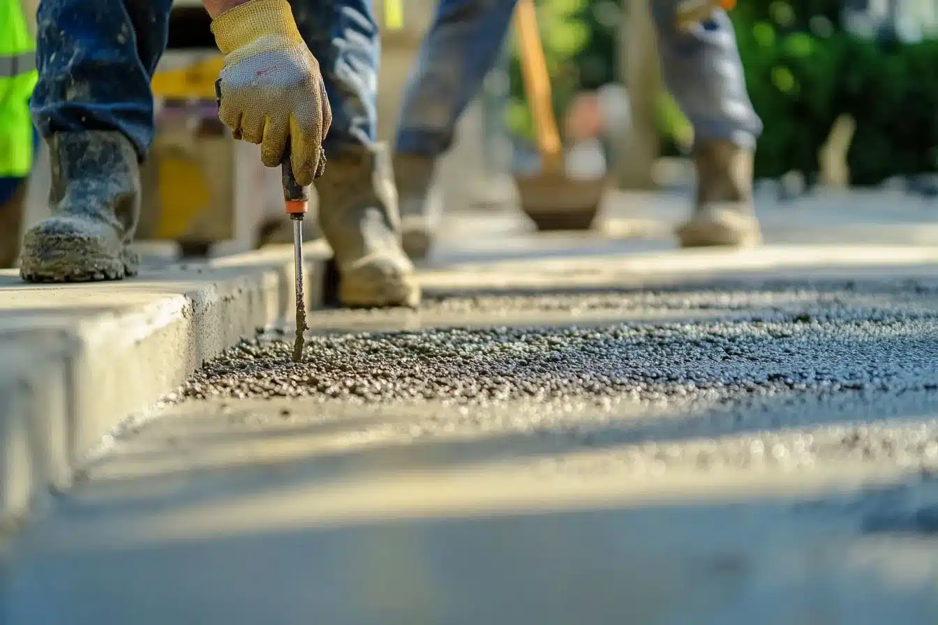 Béton désactivé raté