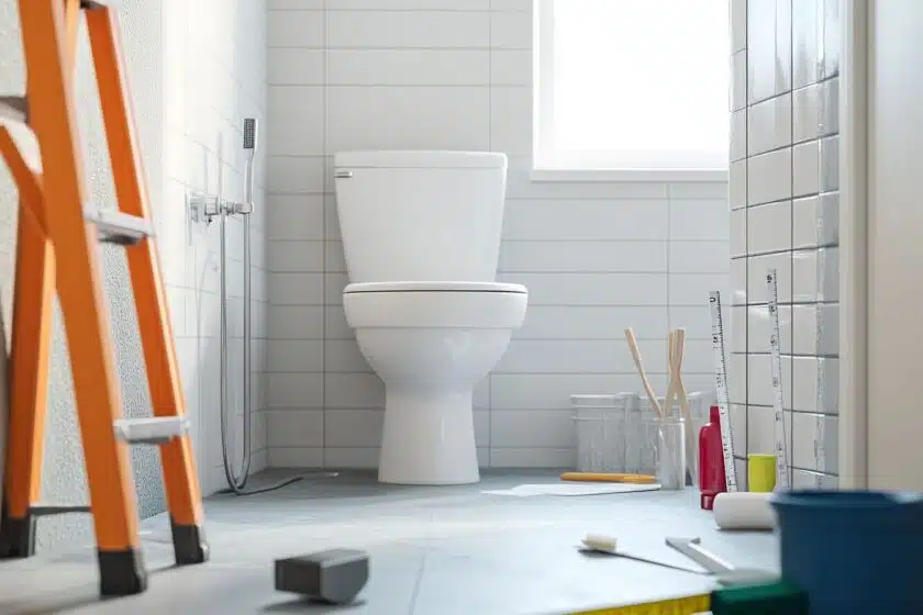 hauteur évacuation WC