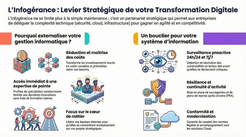 infographie infogérance informatique
