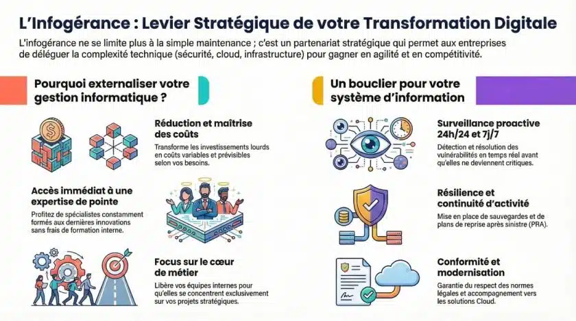 infographie infogérance informatique