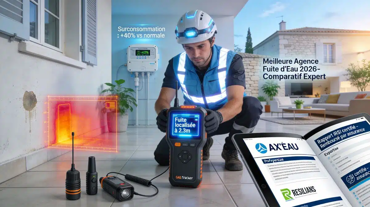 spécialiste recherche fuite d'eau