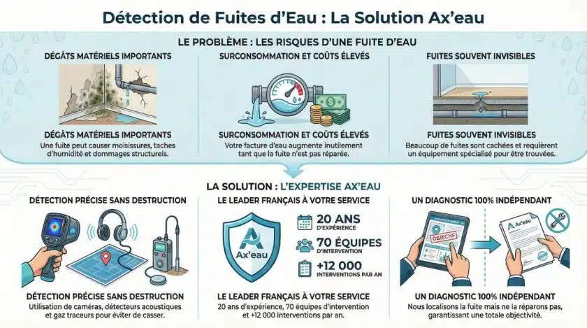 recherche fuite d'eau